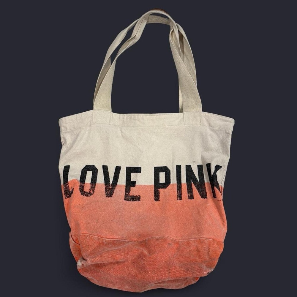 Y2K Victoria’s Secret PINK Large Tote Bag LOVE PINK